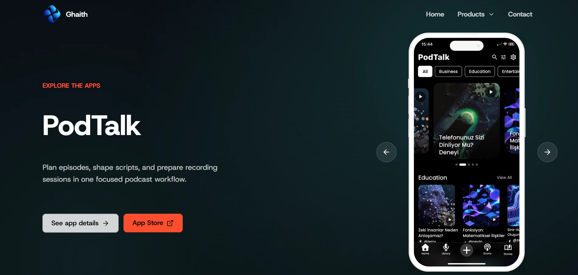 Ghaith App Studio product showcase